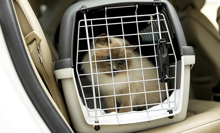 comment transporter son chat en voiture